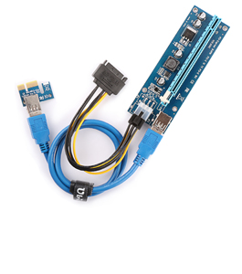 Ubit PCI-E Riser for Bitcoin\Litecoin\ETH coin PCIe VER 006C 6 PIN