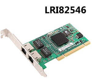 Ubit 2-Port RJ45 Gigabit Ethernet PCI Network Controller Card(LRI82546)